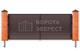 Оцинкованные ворота 1750×2250 ВЭ-2632